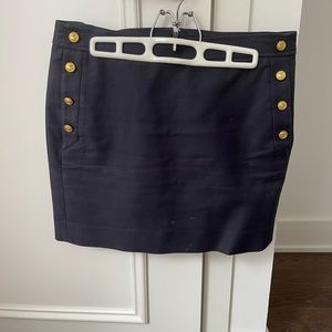 JCrew mini skirt, size 4, navy